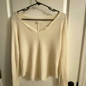 Cream/White Aeropostale Sweater